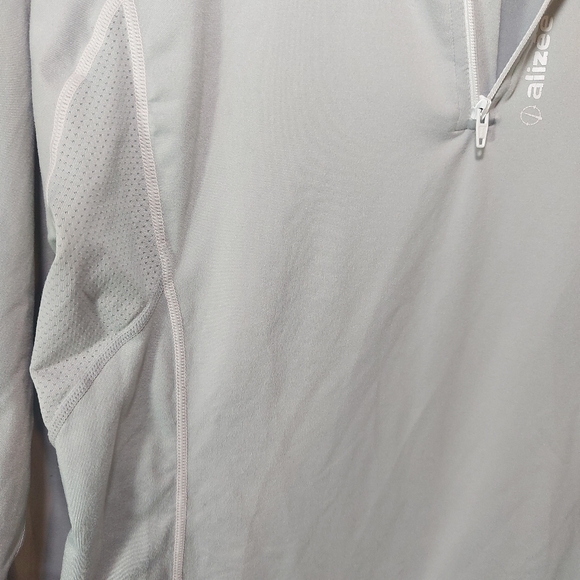 Alizée Long Sleeve 1/4 Zip Athletic Running Shirt, XL - Picture 6 of 8